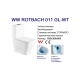 Унитаз-компакт безободковый с сиденьем микролифт WeltWasser Rotbach 011GL-WT