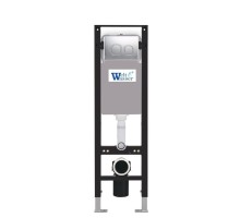 Инсталляция для подвесного унитаза WeltWasser WW Amberg 350 10000012279 с кнопкой смыва хром