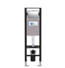 Инсталляция для подвесного унитаза WeltWasser WW Amberg 350 10000012279 с кнопкой смыва хром