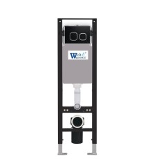 Инсталляция для подвесного унитаза WeltWasser WW Amberg 350 с кнопкой смыва черной матовой (10000012280)