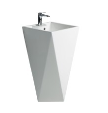 WW LEERBACH 460 GL-WT Раковина напольная. 460х460х820 мм