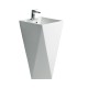 WW LEERBACH 460 GL-WT Раковина напольная. 460х460х820 мм