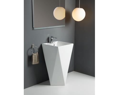 WW LEERBACH 460 GL-WT Раковина напольная. 460х460х820 мм