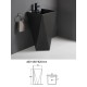 WW LEERBACH 460 MT-BL Раковина напольная. 460х460х820 мм