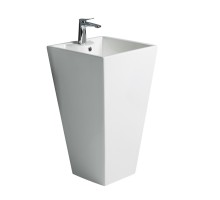 WW LEERBACH 4847 GL-WT Раковина напольная. 480х470х830 мм белый глянец