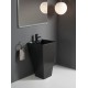 WW LEERBACH 4847 MT-BL Раковина напольная. 480х470х830 мм цвет черный матовый 