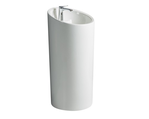WW LEERBACH 4546 GL-WT Раковина напольная. 450х460х970 мм