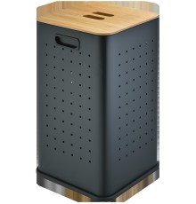 Корзина для белья Weltwasser NANSY BL 55L 10000013377 матовый черный