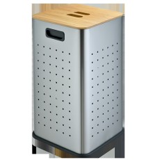 Корзина для белья Weltwasser NANSY MT 35L 10000013378 сталь матовая