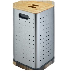 Корзина для белья Weltwasser NANSY MT 55L 10000013379 сталь матовая