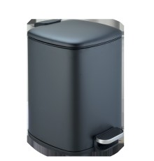 Мусорное ведро Weltwasser BERG BL 6L 10000013397 матовый черный