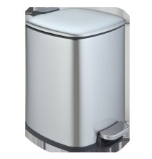 Мусорное ведро Weltwasser BERG MT 12L 10000013410 сталь матовая