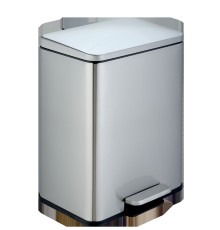 Мусорное ведро Weltwasser GOLF MT 17L 10000013413 сталь матовая