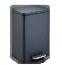 Мусорное ведро Weltwasser GOLF BL 17L 10000013414 матовый черный