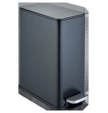 Мусорное ведро Weltwasser PAOLO BL 10L 10000013417 матовый черный