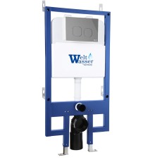 Комплект инсталляция Welt-Wasser BAMBERG 545 с клавишей смыва CR