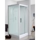 Душевая кабина River TANA 90x90 см – квадратная, матовое стекло, профиль белый