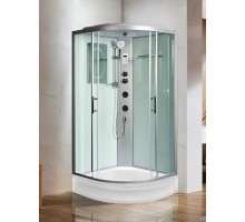 Душевая кабина Weltwasser Werra XL 904, 90x90 см – полукруглая, стекло прозрачное, профиль хром