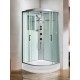 Душевая кабина Weltwasser Werra XL 904, 90x90 см – полукруглая, стекло прозрачное, профиль хром