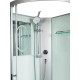 Душевая кабина Weltwasser Werra XL 901, 90x90 см – полукруглая, стекло прозрачное, профиль хром