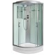 Душевая кабина Weltwasser Werra XL 902, 90x90 см – полукруглая, стекло прозрачное, профиль хром