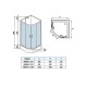 Душевая кабина Weltwasser Werra XL 1001, 100x100 см – полукруглая L/R, стекло прозрачное, профиль хром