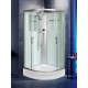 Душевая кабина Weltwasser Werra XL 1001, 100x100 см – полукруглая L/R, стекло прозрачное, профиль хром