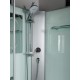 Душевая кабина Weltwasser Werra XL 1001, 100x100 см – полукруглая L/R, стекло прозрачное, профиль хром
