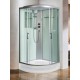 Душевая кабина Weltwasser Werra XL 1002, 100x100 см – полукруглая, стекло прозрачное, профиль хром