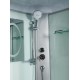 Душевая кабина Weltwasser Werra XL 1002, 100x100 см – полукруглая, стекло прозрачное, профиль хром