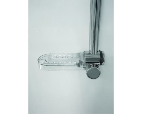 Душевая кабина Weltwasser Werra XL 1004, 100x100 см – полукруглая, стекло прозрачное, профиль хром