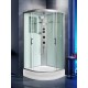 Душевая кабина Weltwasser Werra XL 1004, 100x100 см – полукруглая, стекло прозрачное, профиль хром