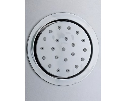 Душевая кабина Weltwasser Werra XL 1004, 100x100 см – полукруглая, стекло прозрачное, профиль хром