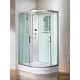 Душевая кабина Weltwasser Werra XL 1201, 120x90 см – полукруглая, стекло прозрачное, профиль хром