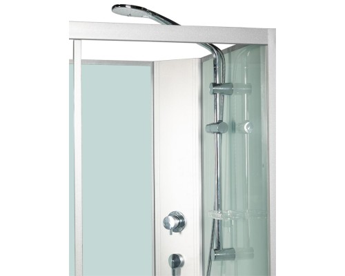 Душевая кабина Weltwasser Werra XL 1201, 120x90 см – ассиметричная, стекло прозрачное, профиль хром