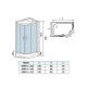 Душевая кабина Weltwasser Werra XL 1202, 120x90 см – ассиметричная L, стекло прозрачное, профиль хром
