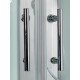 Душевая кабина Weltwasser Werra XL 1202, 120x90 см – ассиметричная R, стекло прозрачное, профиль хром