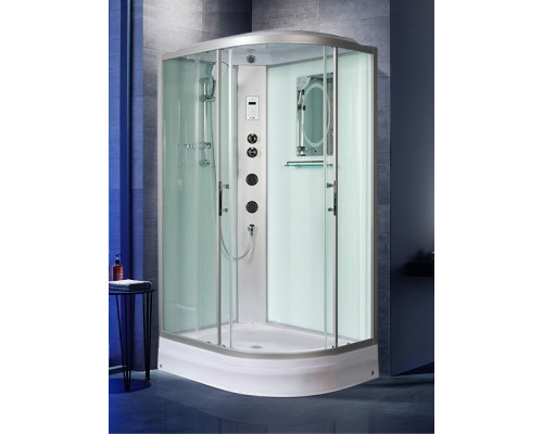 Душевая кабина Weltwasser Werra XL 1204, 120x90 см – ассиметричная L, стекло прозрачное, профиль хром