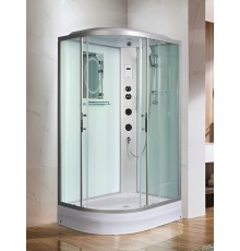 Душевая кабина Weltwasser Werra XL 1204, 120x90 см – ассиметричнаяR, стекло прозрачное, профиль хром