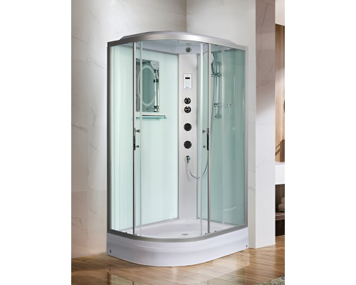 Душевая кабина Weltwasser Werra XL 1204, 120x90 см – ассиметричная R, стекло прозрачное, профиль хром