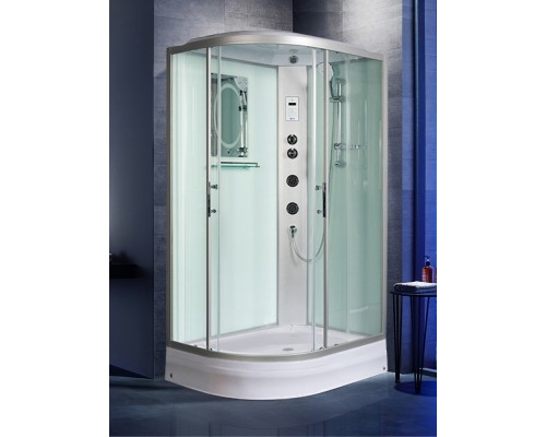 Душевая кабина Weltwasser Werra XL 1204, 120x90 см – ассиметричная R, стекло прозрачное, профиль хром