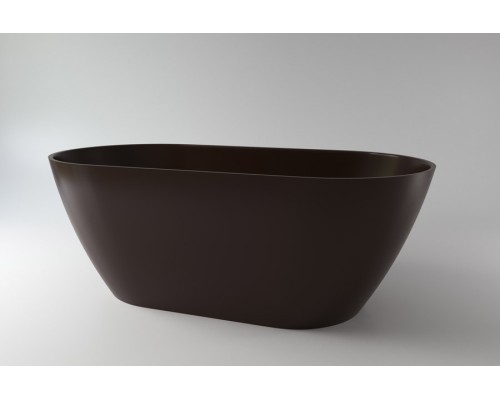 Ванна из каменной массы Solid Surface Holbi Venus New 158х79 см матовая черная Ванна из каменной массы Solid Surface Holbi Venus New 158х79 см матовая черная