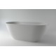 Ванна из каменной массы Solid Surface Holbi Venus New 158х79 см белая матовая