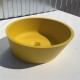 Раковина Holbi Almatea 43x43, из Solid Surface, Матовая, Черный логотип, цвет Белый