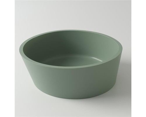 Раковина Holbi Almatea 43x43, из Solid Surface, Матовая, Черный логотип, цвет Белый Раковина Holbi Almatea 43x43, из Solid Surface, Матовая, Черный логотип, цвет Белый