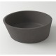 Раковина Holbi Almatea 43x43, из Solid Surface, Матовая, Черный логотип, цвет Белый