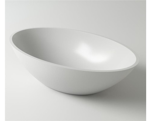 Раковина Holbi Dione 60x36, из Solid Surface, Матовая, Черный логотип, цвет Белый Раковина Holbi Dione 60x36, из Solid Surface, Матовая, Черный логотип, цвет Белый