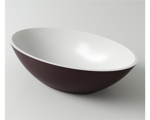 Раковина Holbi Dione 60x36, из Solid Surface, Матовая, Черный логотип, цвет Белый Раковина Holbi Dione 60x36, из Solid Surface, Матовая, Черный логотип, цвет Белый