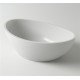 Раковина Holbi Europe 55x34, из Solid Surface, Матовая, Черный логотип, цвет Белый