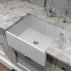 Раковина Holbi Halley 51x40, из Solid Surface, Матовая, Черный логотип, цвет Белый, -без клапана